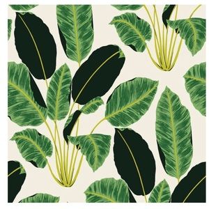 Tempaper Banana Leaf Wallpaper